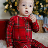 Holly Jolly Plaid Zippy