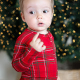 Holly Jolly Plaid Zippy